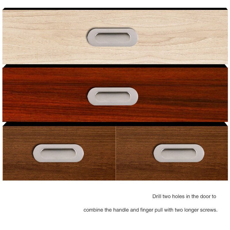 Sliding Door Flush Insert Pulls Knobs Recessed Flush Door With Screws