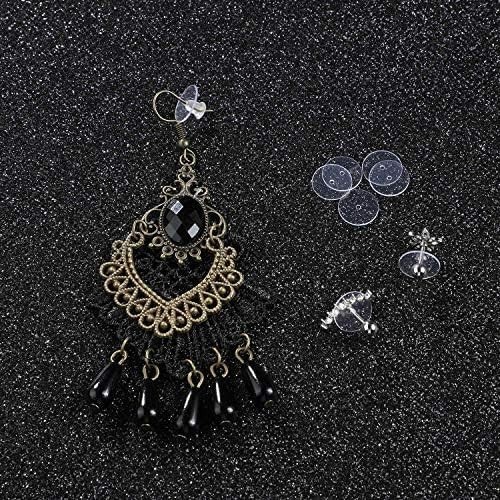 200-Pack Clear Earring Stabilizer Discs
