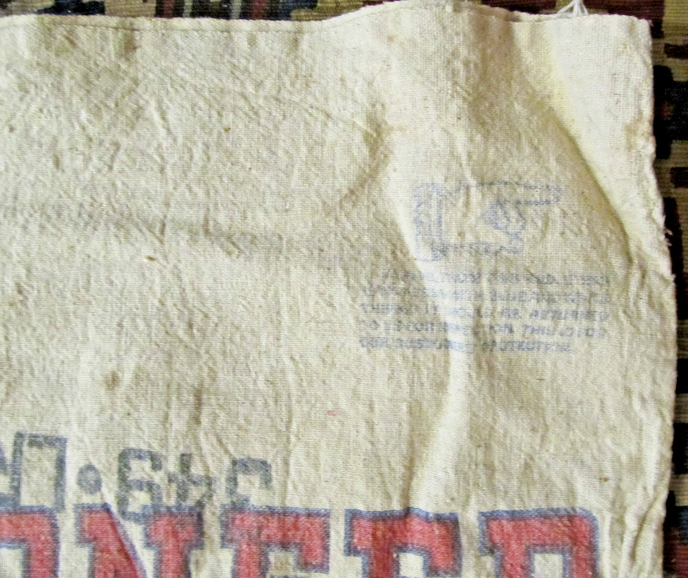 Vintage Pioneer seed corn sack/ bag