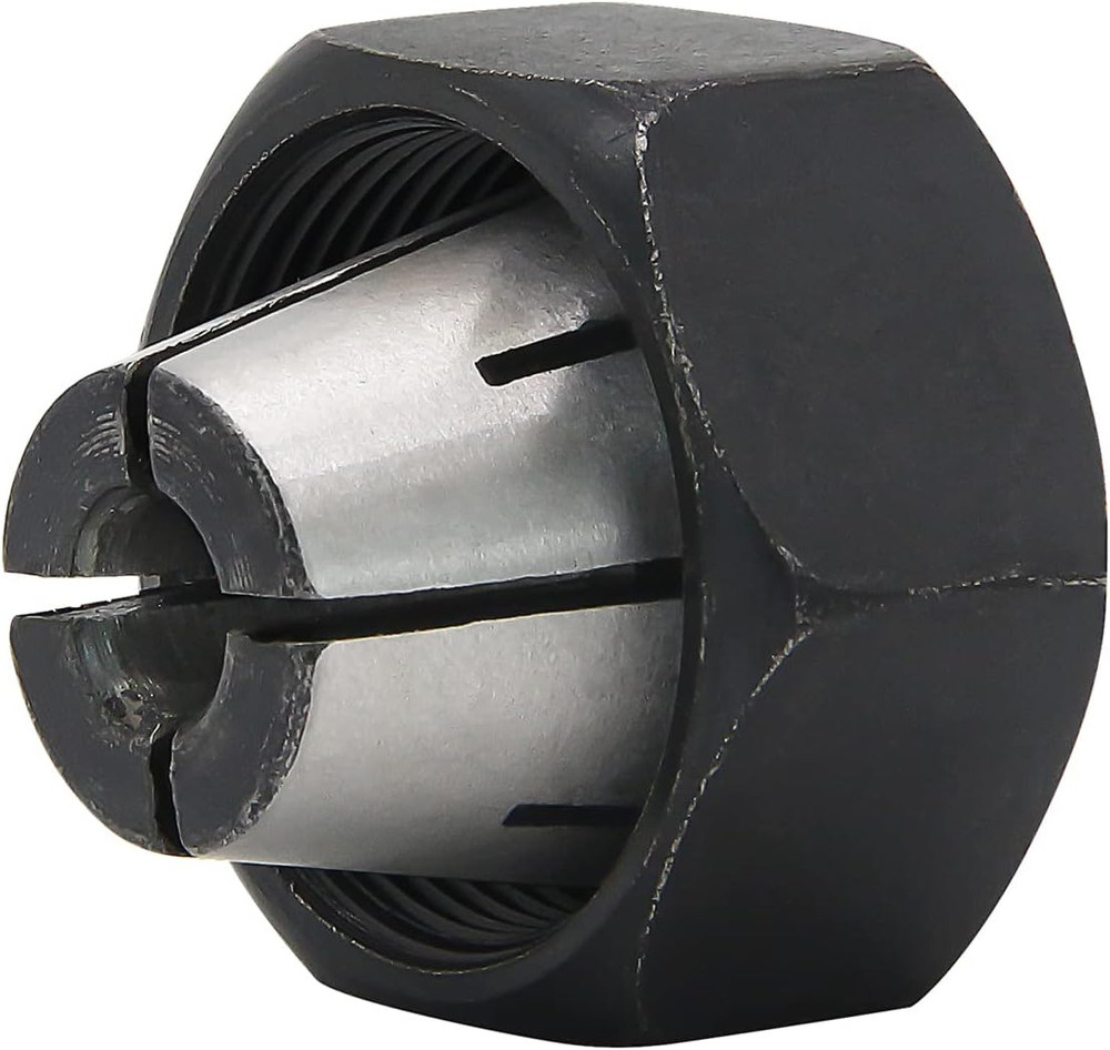 Router Collet 1/4 In Replacement Fits Multiple Models Steel Durable