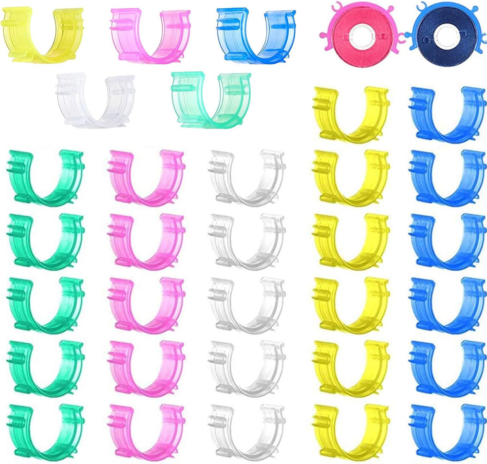 50 pcs/Pack Sewing Bobbin Small Clips Sewing Tool Clip Accessory Bobbin Holder C