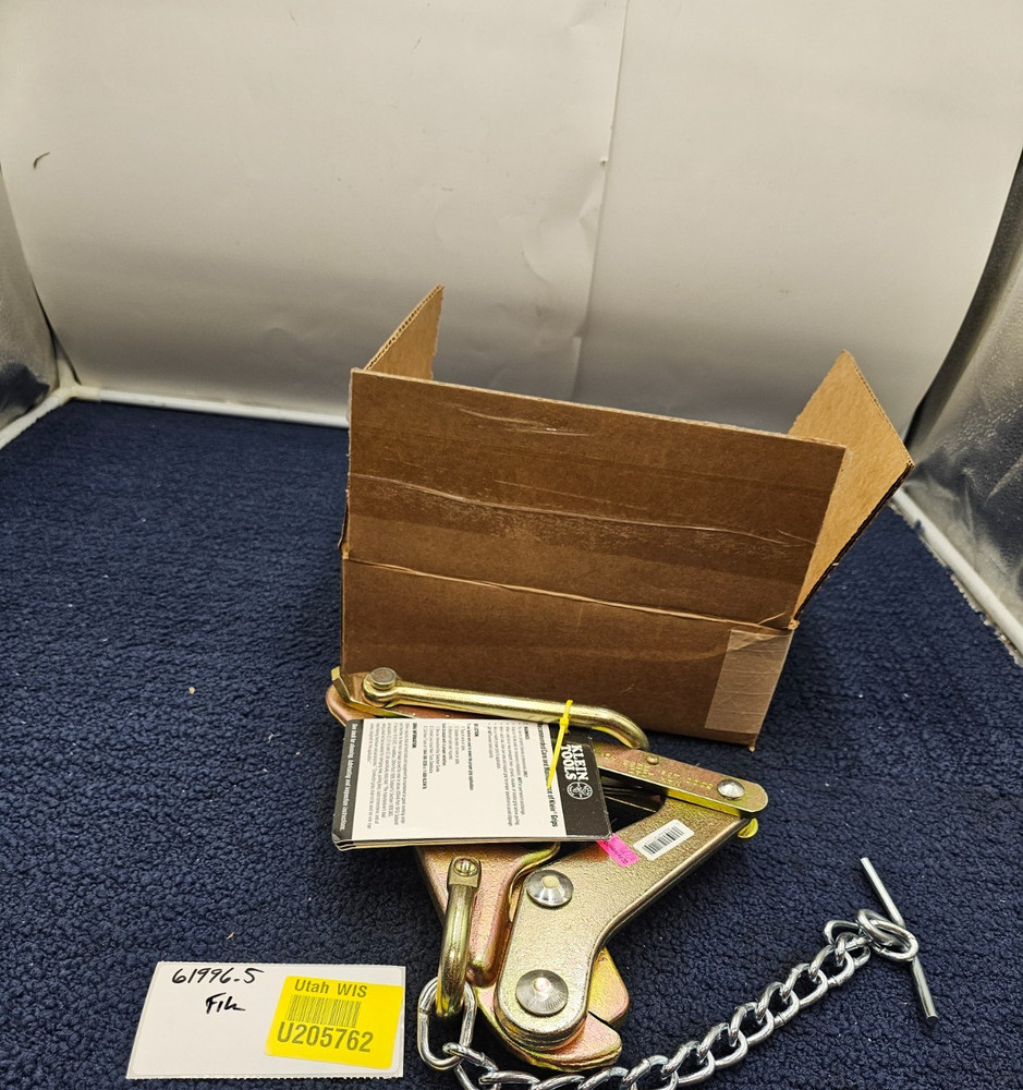 KLEIN TOOLS 1659-5AT Chicago® Grip Type B Strand Puller .20" to .37" Dia Range