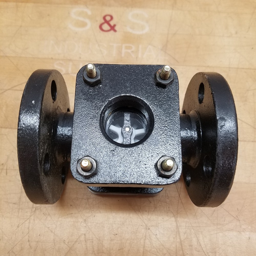 John C. Ernst 201 1" Flow Indicator, Steel - NEW