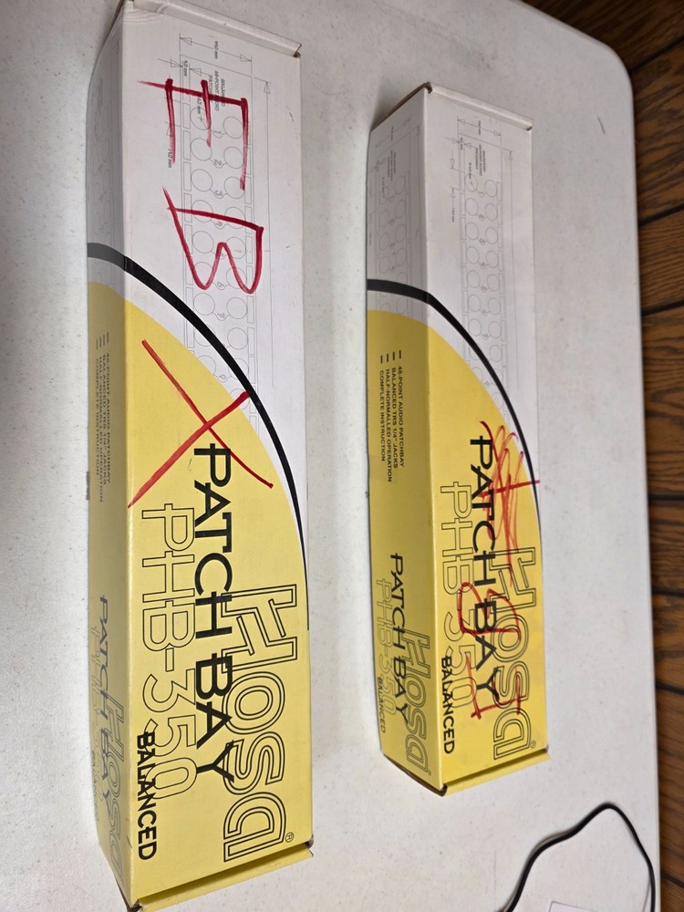 Hosa PHB-350 Balanced 48 Point Patch Bay