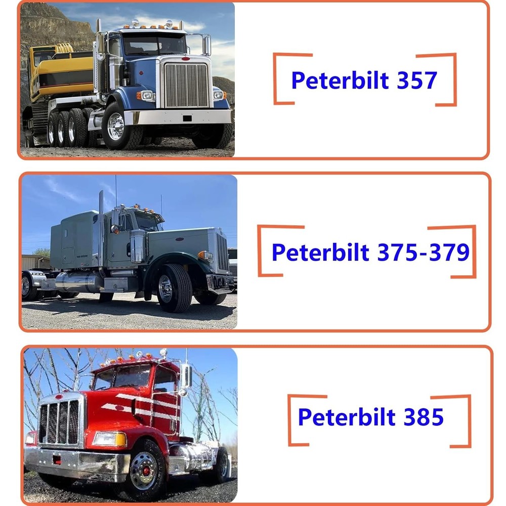 Peterbilt Exhaust Poly Bushings Stack - Silent Ride Solution for 357-385 Trucks