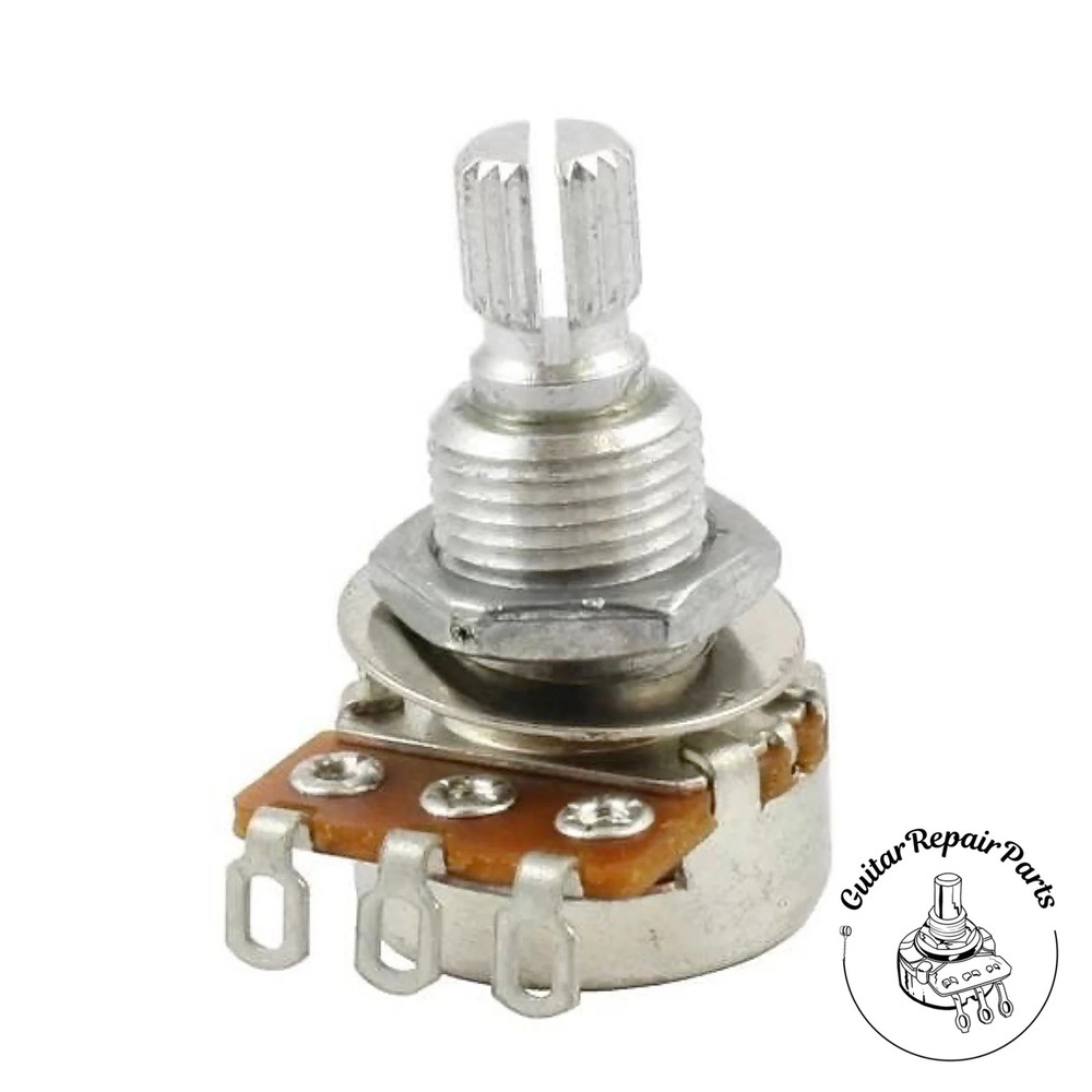 Alpha 50K Mini Pot, Audio Taper, Split-Shaft