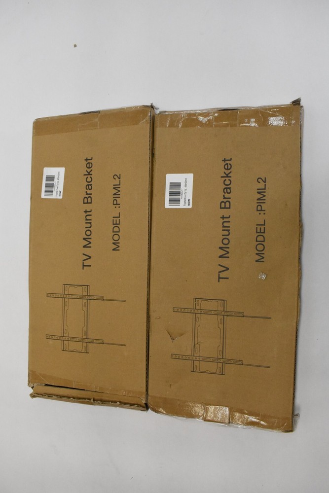 Pipishell Fixed TV Wall Mount Bracket Low Profile for Most 26" - 55" TVs 2 Pack