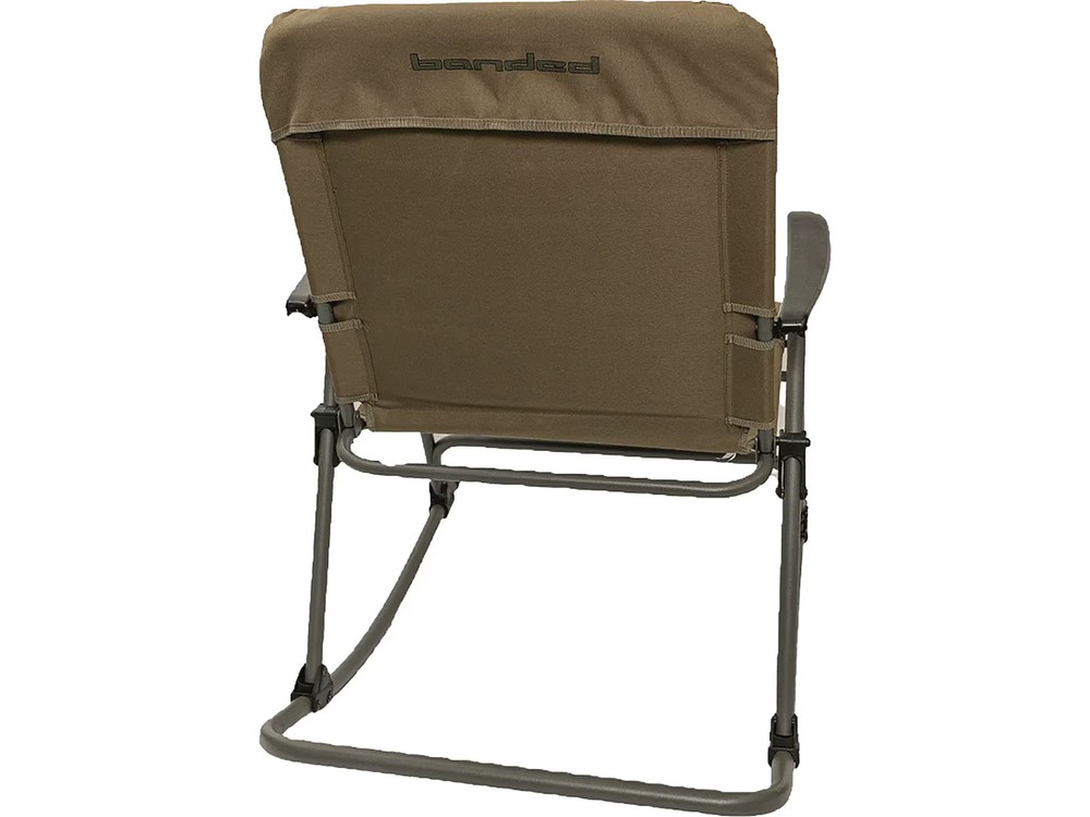 Banded Folding Rocking Chair Spanish Moss