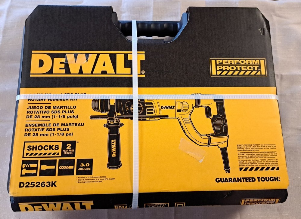 DEWALT SDS Plus Rotary Hammer Kit - D25263K
