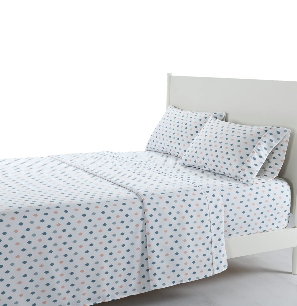 Soft Printed Bed Sheets Double-Brushed Microfiber Sheet Deep Pocket, Hypoalle...