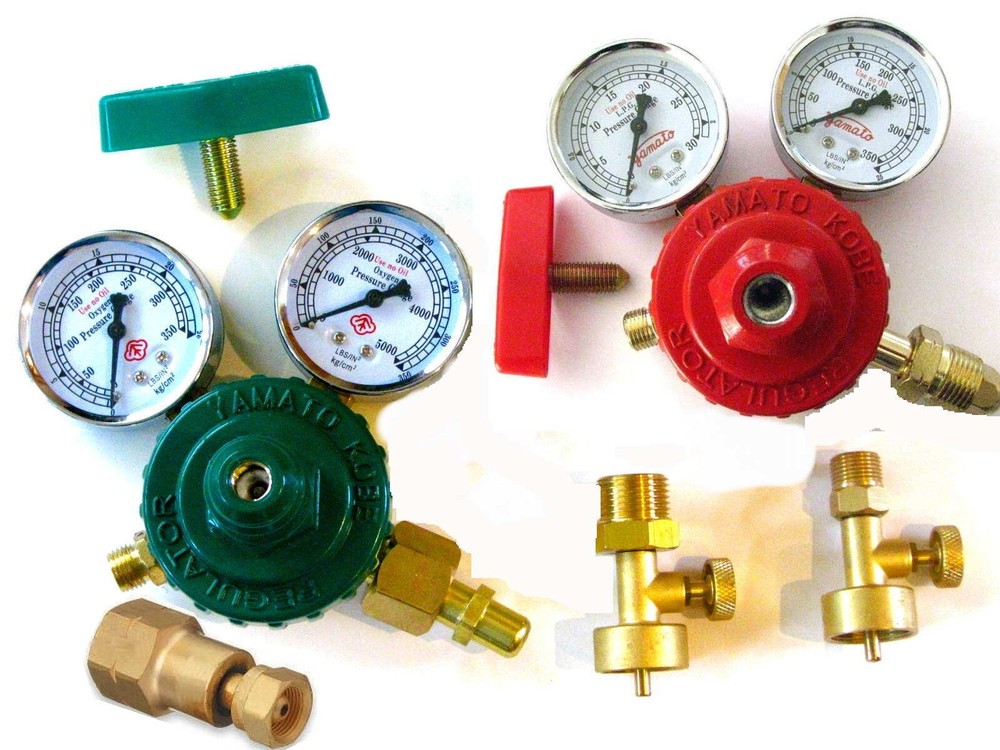 Jewelers Propane & Oxygen Regulators & Canister Valves - Smith Torch TYPE