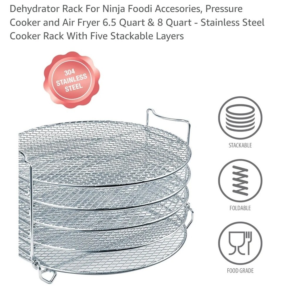 Food Dehydrator Racks For Oven Stand Rack Three stackable Layer With Feet