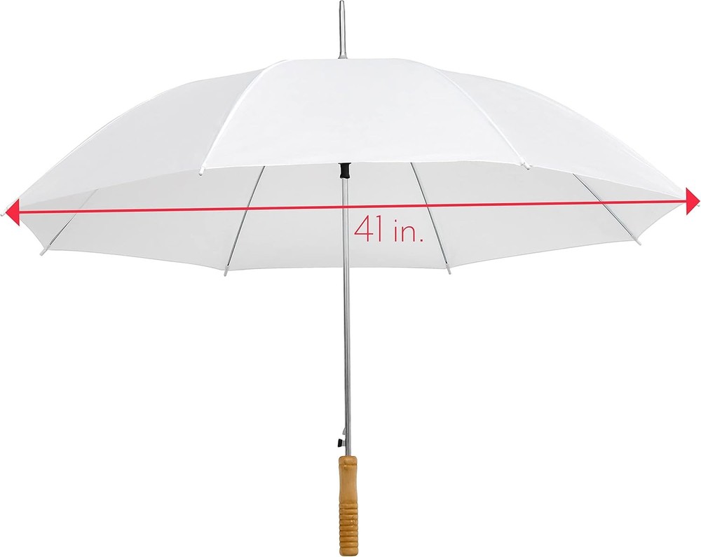 Wedding Umbrella - 48" - Manual Open - 7 Pack (White)