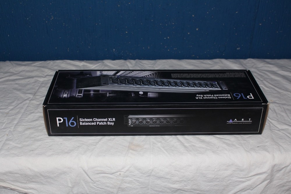 ART P16 16-channel XLR Balanced Patchbay with Original Box