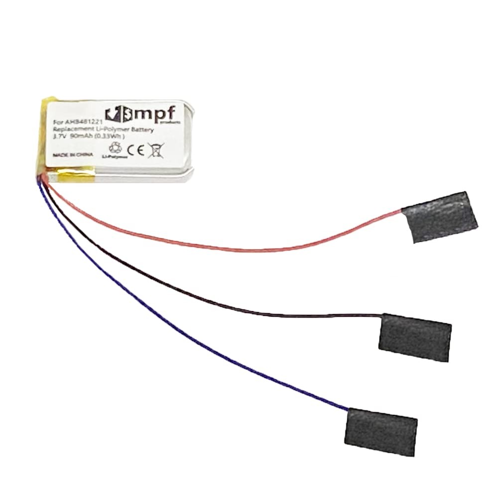 MPF Products 90mAh AHB481221 Battery Replacement Compatible with Beats Silver