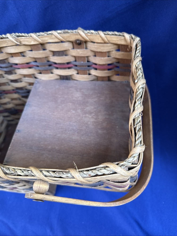 Handmade Woven Step Basket -N&S Baskets | Rustic Craft Decor