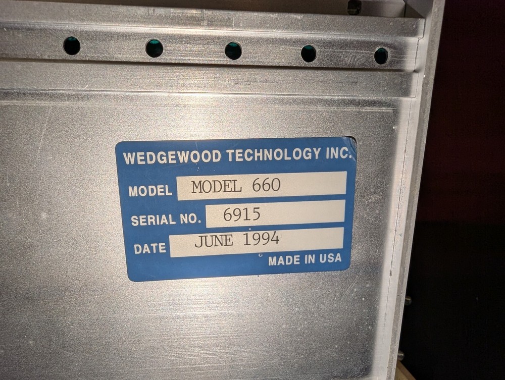 Wedgewood Technology Model 660 UV Analyzer