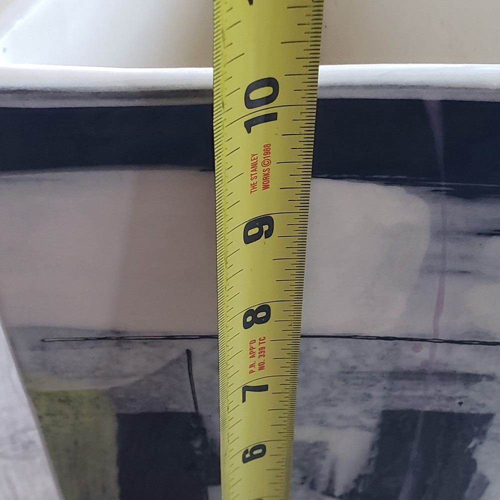 Abstract Art Vase Porcelain Triangular Signed Studio Piece