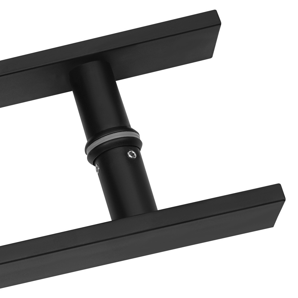 H Shape Stainless Door Handle Pull Push Sliding Double Sided Barn Door Handle