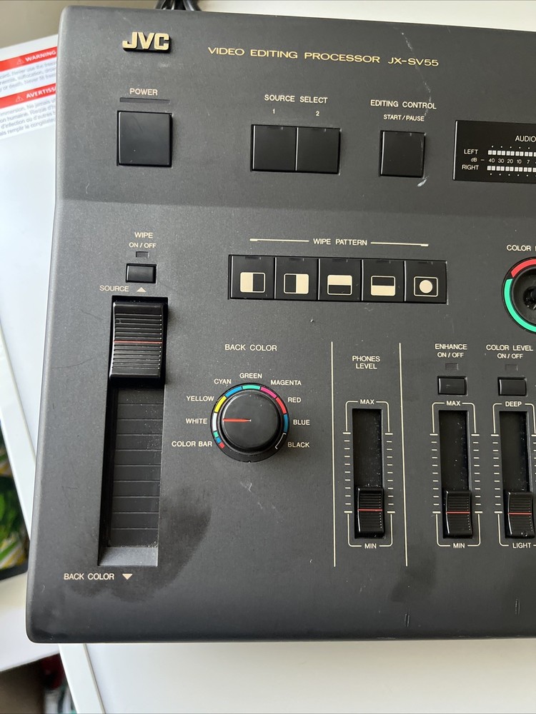 JVC JX-SV55 Video Editing Processor Works