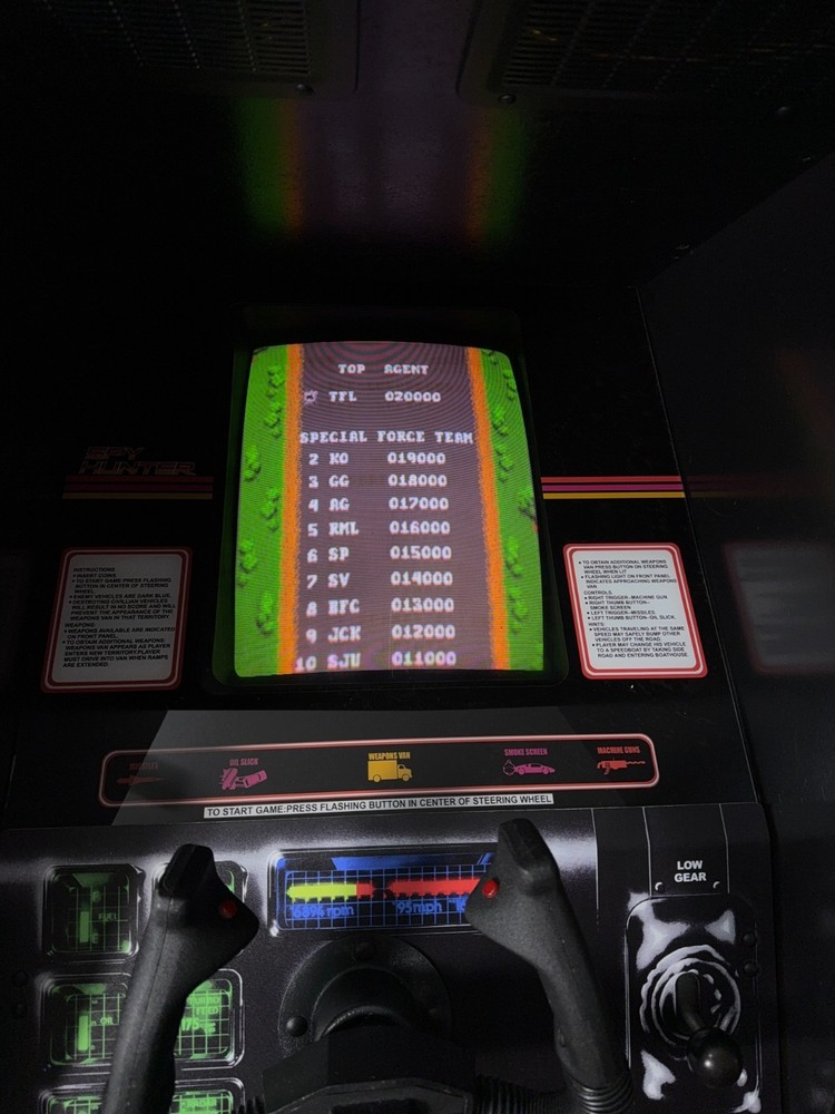 1983 Spy Hunter Arcade Machine