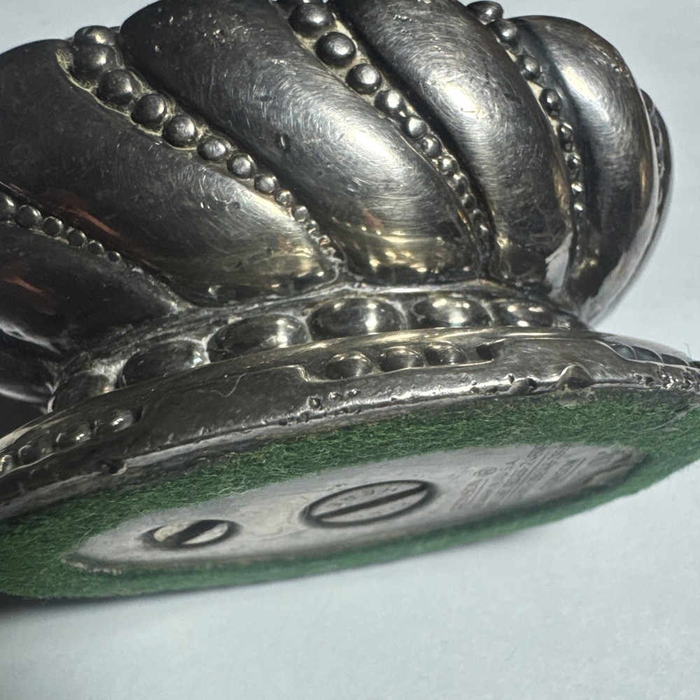 Vintage Silver Plate RONSON CROWN Table Lighter US