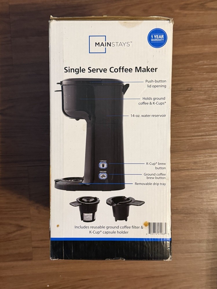 Mainstays Single Serve Dual Brew