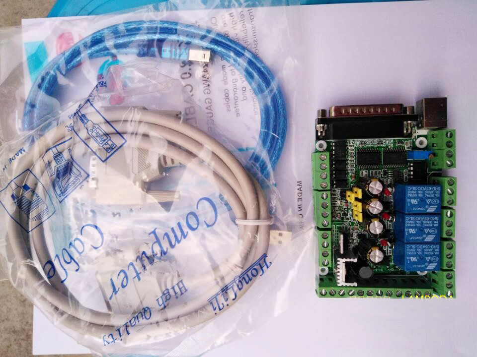 DIY Engraving Machine MACH3 USB CNC 6-axis Interface Breakout Board Adapter