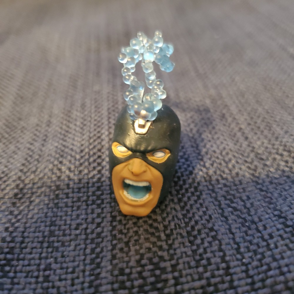 Marvel Legends Black Bolt Head Sculpt Custom Fodder Figure Part Accessory