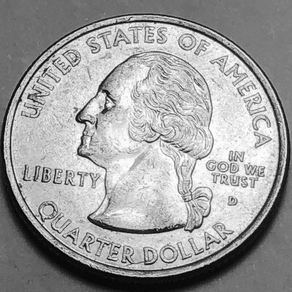 2000 D Massachusetts Statehood quarter circulated