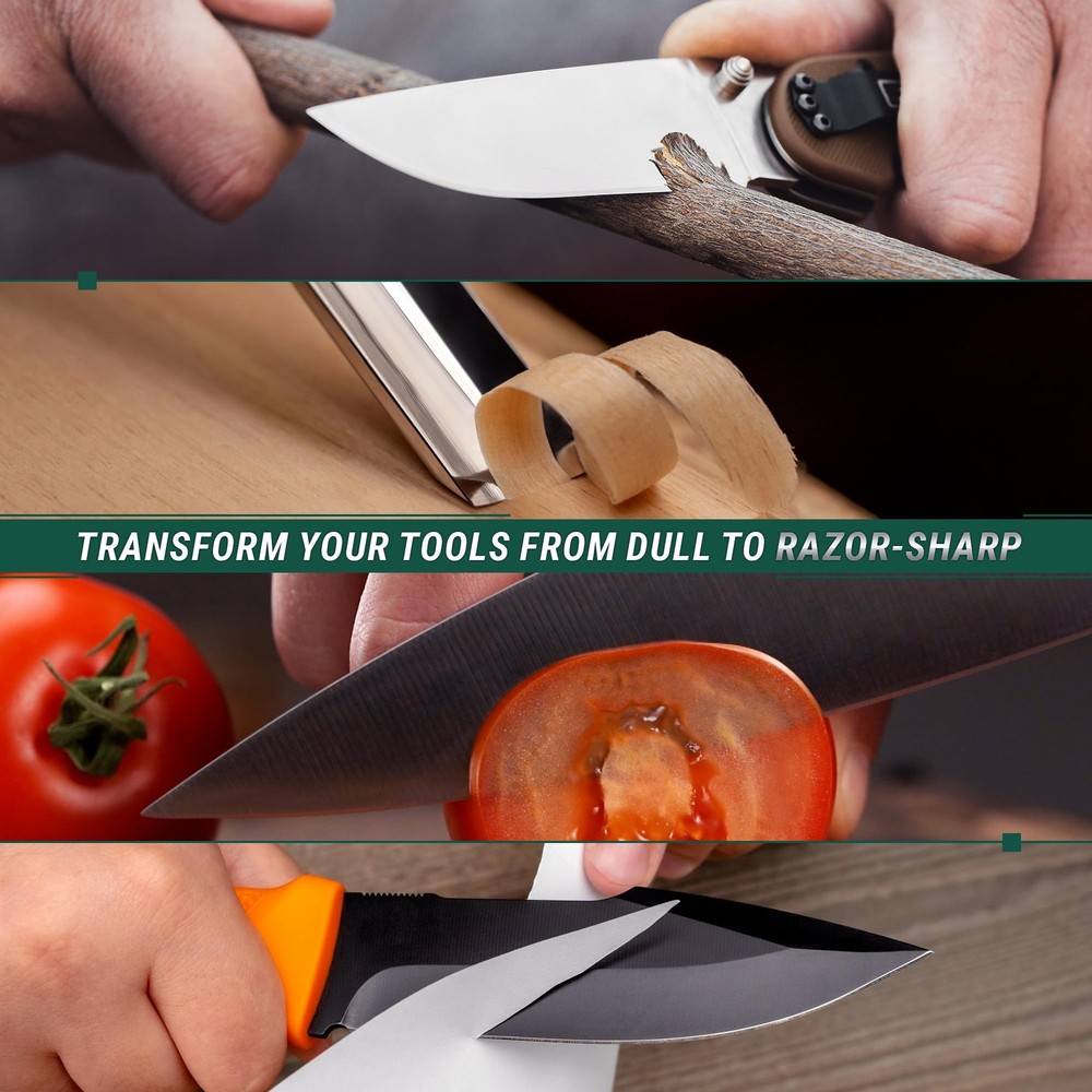 BeaverCraft Stropping Compound Kit for Leather Strop - Buffing White