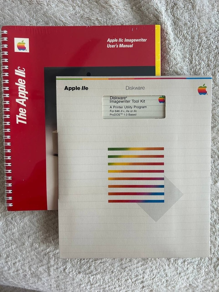 Macintosh Imagewriter Accessory Kit for Apple IIc. A2C4515 Vintage software 1984