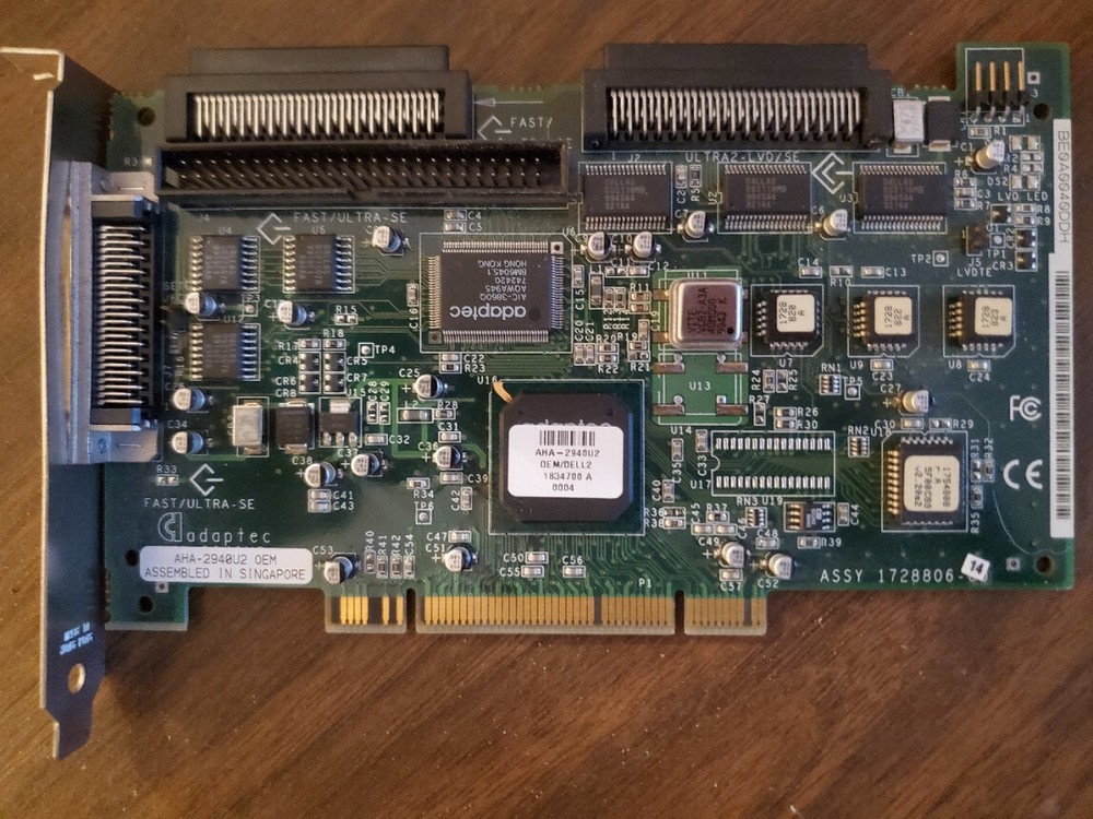Adaptec 2940U2W Ultra Wide SCSI Controller with cable - UNTESTED