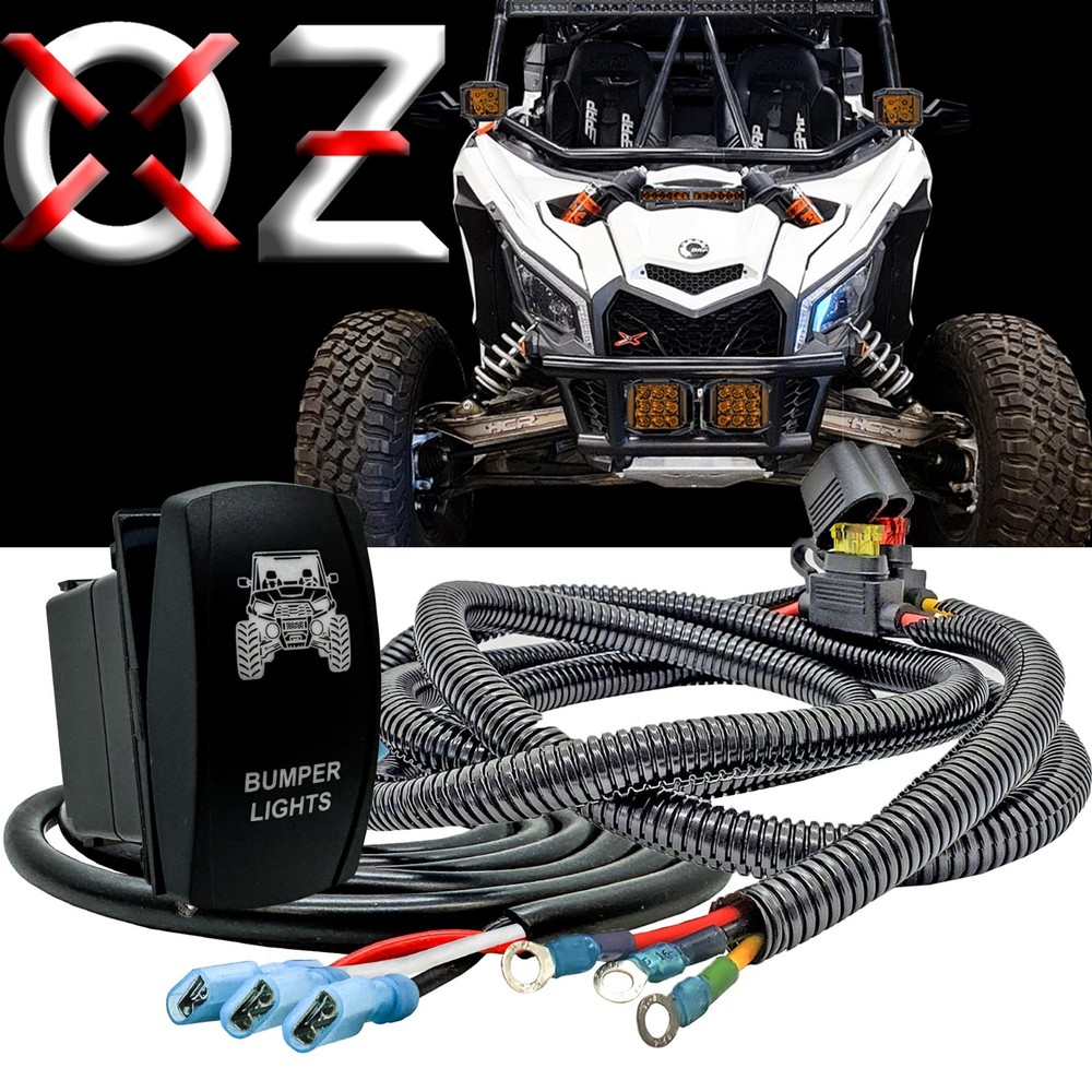 BUMPER LIGHTS On/Off Switch Power Distribution Block 3-Wire Harness DRL Can-Am