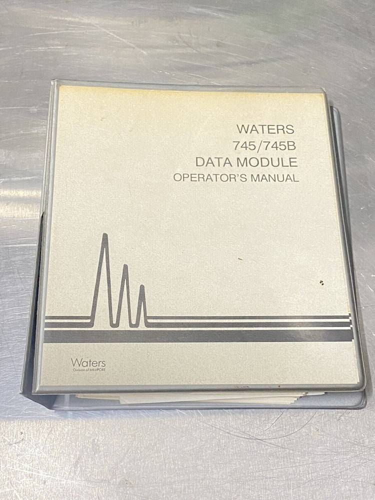 Waters 745 Integrator Data Module 745B- Users Guide / Instruction Book / Manuals