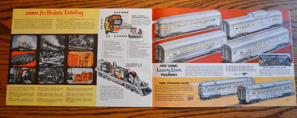Lionel 1952 Original Catalog
