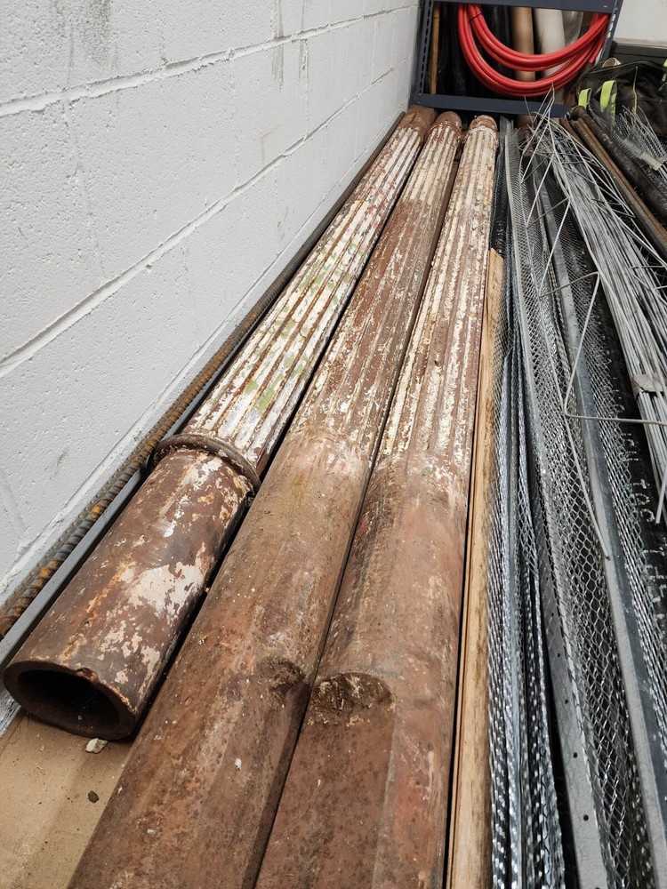 Antique mahogany wood columns (large)