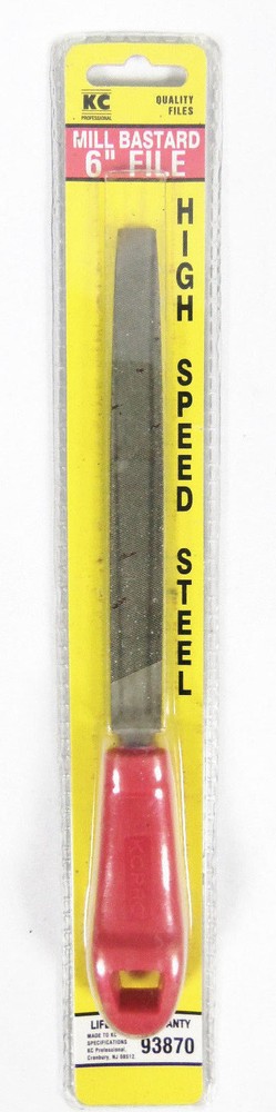 K C Tools  6" Mill Bastard File 93870