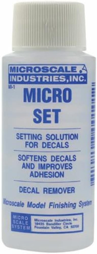 Microscale MI-1 Micro Set & MI-2 Micro Sol set | Decal Setting Solution/Remover