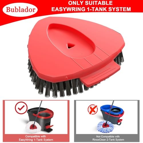 Pack Scrubber Mop Replace Head Compatible with O Cedar EasyWring 1 Tank,Spin 2