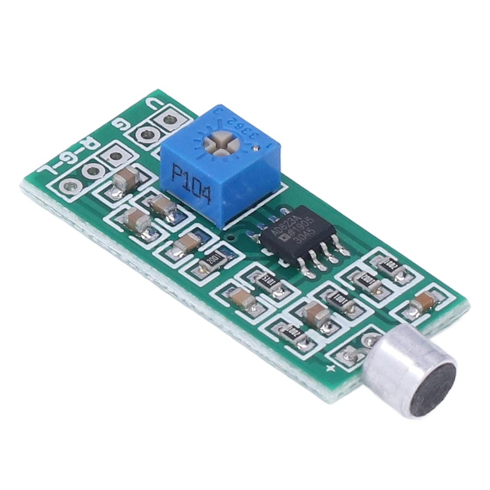 Microphone Pickup Module Dual Channel Output Adjustable Gain Amplifier Board For