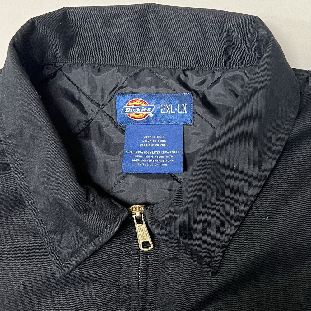 DICKIES 2XLT TALL CUSTOM PATCHED LINED EISENHOWER SKATEBOARDING JACKET EUC!