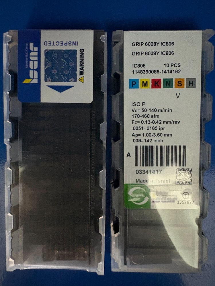 GRIP 6008Y IC806/ISCAR  10 PCS