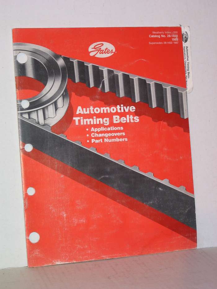 1988 Gates Timing Belts Catalog