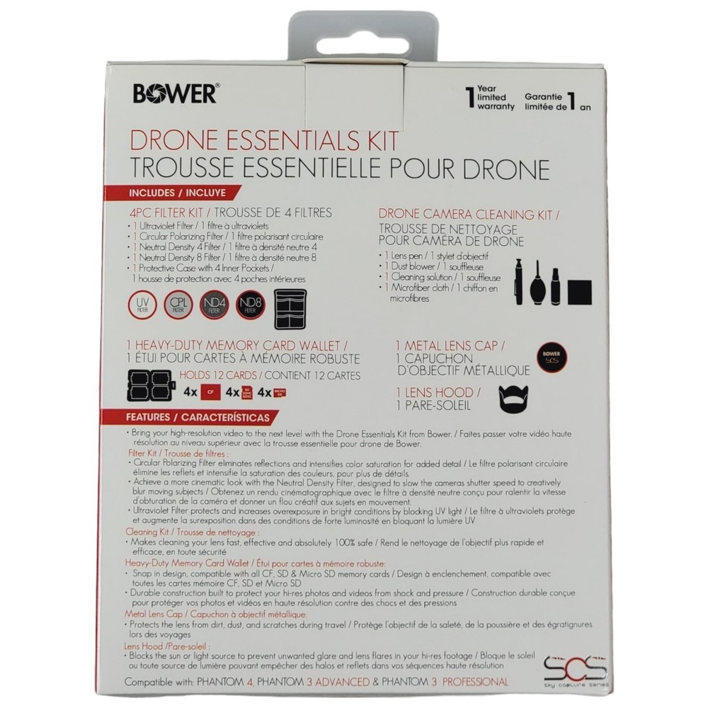 Drone Essentials Kit for Phantom 4, Phantom 3 Advanced & Phantom 3 Professional