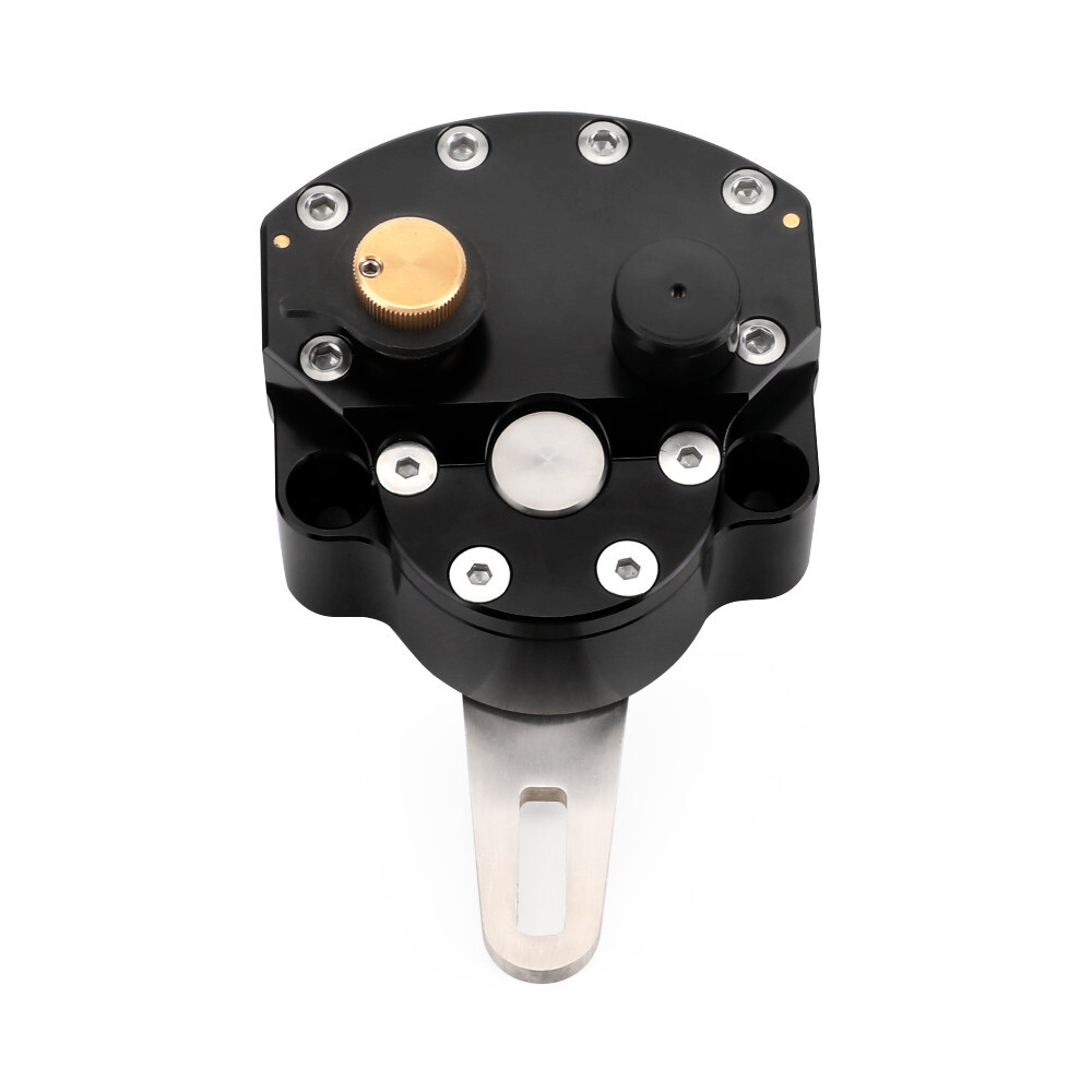 Universal Motorcycle Adjustable Steering Damper Stabilizer Safety Control Black