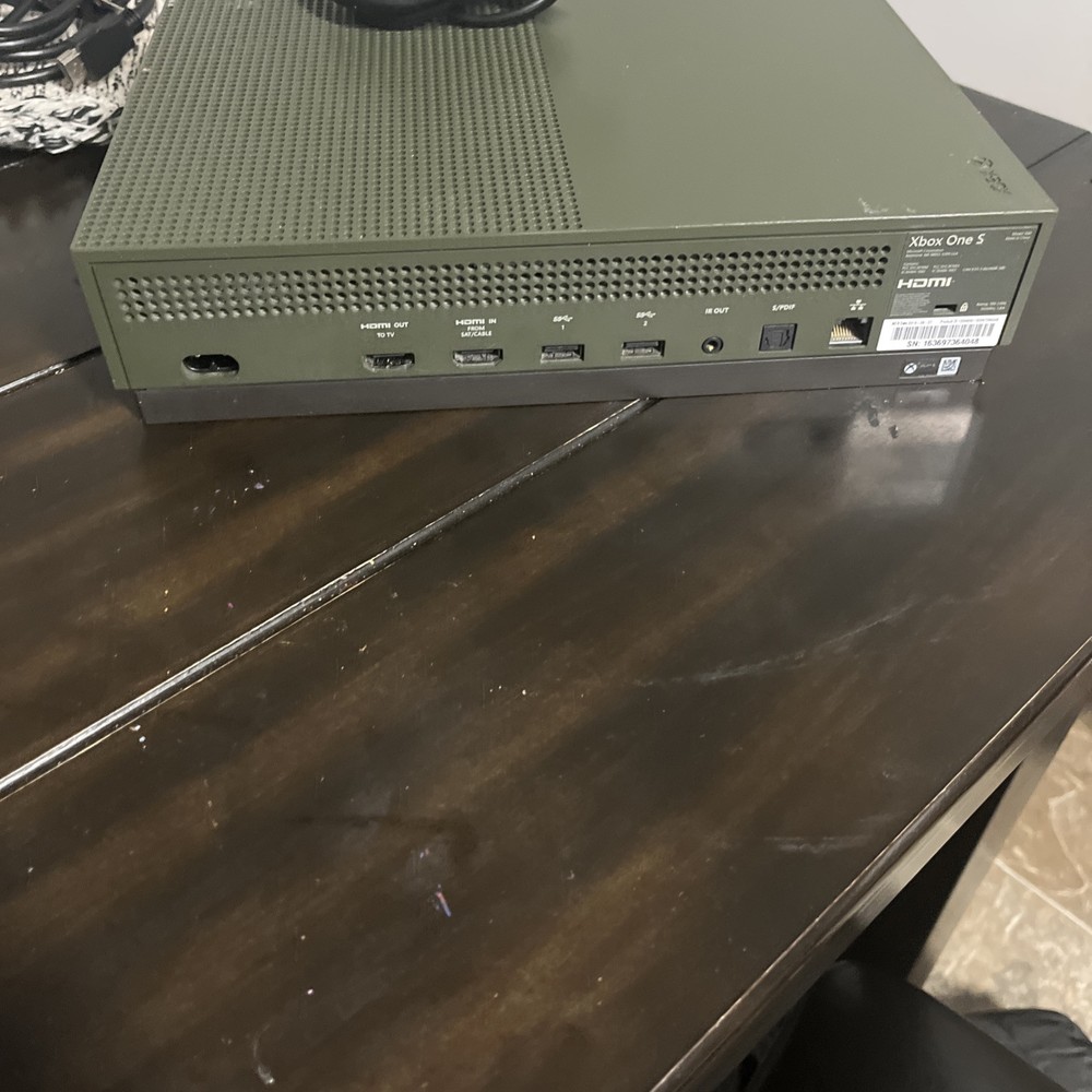 Xbox One S Gaming Console with Controller and Power Cord