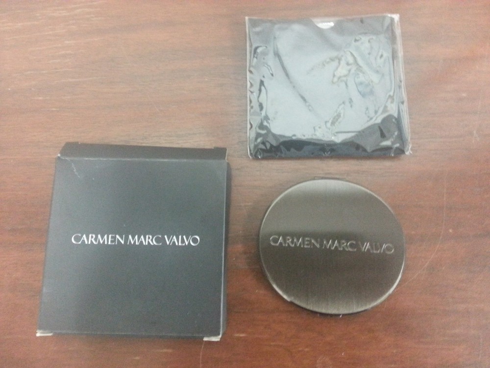 Carmen Marc Valvo Compact Makeup Mirror BRAND NEW