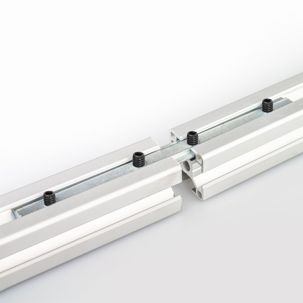Straight Line Connector - Connection Bracket with Extrusion Screws - 4 Pieces