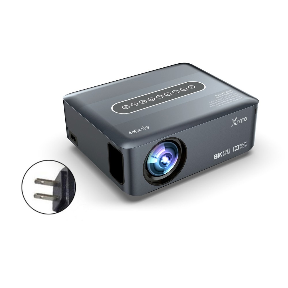 Ultra HD 8K Decoding Projection 1080p Android Movie Projector Home HDMI USB US